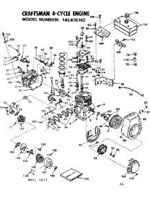 Replacement Parts parts for Craftsman Lawn & Garden Engine 143676162 from AppliancePartsPros.com