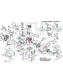 Engine parts for Craftsman Lawn & Garden Engine 143676172 from AppliancePartsPros.com