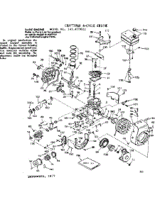 Replacement Parts parts for Craftsman Lawn & Garden Engine 143677022 from AppliancePartsPros.com