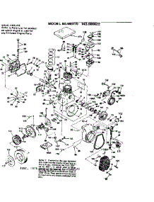 Replacement Parts parts for Craftsman Lawn & Garden Engine 143680022 from AppliancePartsPros.com