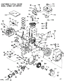 Replacement Parts parts for Craftsman Lawn & Garden Engine 143685022 from AppliancePartsPros.com