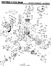Replacement Parts parts for Craftsman Lawn & Garden Engine 143685032 from AppliancePartsPros.com
