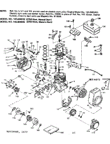 Replacement Parts parts for Craftsman Lawn & Garden Engine 143686042 from AppliancePartsPros.com