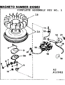 Magneto parts for Craftsman Lawn & Garden Engine 143686102 from AppliancePartsPros.com