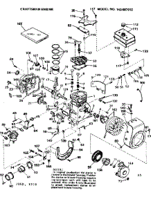 Replacement Parts parts for Craftsman Lawn & Garden Engine 143687012 from AppliancePartsPros.com
