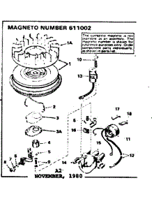 Magneto parts for Craftsman Lawn & Garden Engine 143694012 from AppliancePartsPros.com