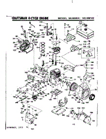 Engine parts for Craftsman Lawn & Garden Engine 143696142 from AppliancePartsPros.com