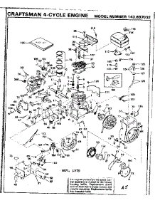 Replacement Parts parts for Craftsman Lawn & Garden Engine 143697032 from AppliancePartsPros.com