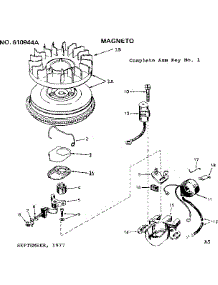 Magneto parts for Craftsman Lawn & Garden Engine 143697052 from AppliancePartsPros.com