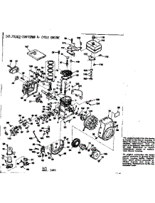Engine parts for Craftsman Lawn & Garden Engine 143701022 from AppliancePartsPros.com
