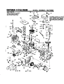 Replacement Parts parts for Craftsman Lawn & Garden Engine 143704062 from AppliancePartsPros.com
