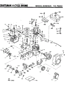 Replacement Parts parts for Craftsman Lawn & Garden Engine 143706032 from AppliancePartsPros.com