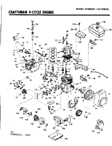 Engine parts for Craftsman Lawn & Garden Engine 143706052 from AppliancePartsPros.com