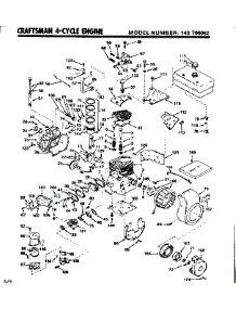 Replacement Parts parts for Craftsman Lawn & Garden Engine 143706062 from AppliancePartsPros.com