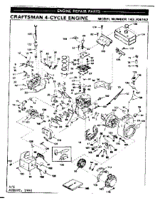 Replacement Parts parts for Craftsman Lawn & Garden Engine 143706162 from AppliancePartsPros.com