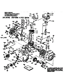 Replacement Parts parts for Craftsman Lawn & Garden Engine 143707042 from AppliancePartsPros.com