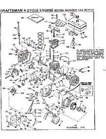 Replacement Parts parts for Craftsman Lawn & Garden Engine 143707112 from AppliancePartsPros.com