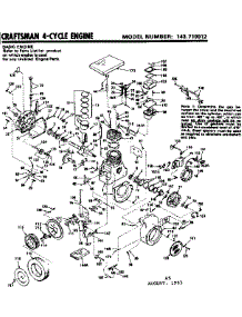 Replacement Parts parts for Craftsman Lawn & Garden Engine 143710012 from AppliancePartsPros.com