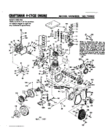 Replacement Parts parts for Craftsman Lawn & Garden Engine 143710022 from AppliancePartsPros.com