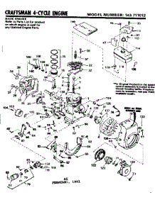 Replacement Parts parts for Craftsman Lawn & Garden Engine 143711012 from AppliancePartsPros.com