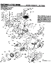Replacement Parts parts for Craftsman Lawn & Garden Engine 143712032 from AppliancePartsPros.com