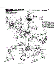 Replacement Parts parts for Craftsman Lawn & Garden Engine 143712042 from AppliancePartsPros.com