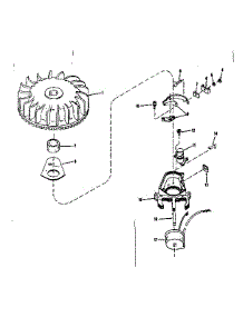 Magneto (Wico Fw-2617) parts for Craftsman Lawn & Garden Engine 14371251 from AppliancePartsPros.com
