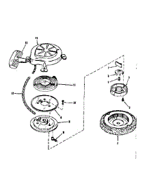 Starter No. 29224 parts for Craftsman Lawn & Garden Engine 14371251 from AppliancePartsPros.com