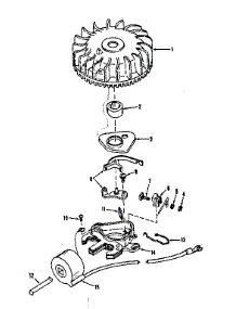 Magneto. (Tecumseh-Syncro) parts for Craftsman Lawn & Garden Engine 14371252 from AppliancePartsPros.com