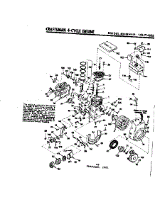 Replacement Parts parts for Craftsman Lawn & Garden Engine 143714052 from AppliancePartsPros.com
