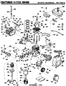 Replacement Parts parts for Craftsman Lawn & Garden Engine 143716012 from AppliancePartsPros.com