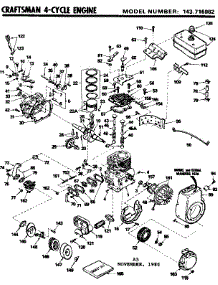 Replacement Parts parts for Craftsman Lawn & Garden Engine 143716082 from AppliancePartsPros.com