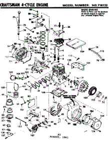 Replacement Parts parts for Craftsman Lawn & Garden Engine 143716132 from AppliancePartsPros.com