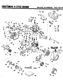 Replacement Parts parts for Craftsman Lawn & Garden Engine 143716172 from AppliancePartsPros.com