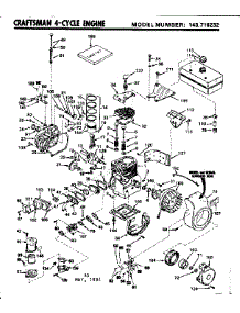 Replacement Parts parts for Craftsman Lawn & Garden Engine 143716232 from AppliancePartsPros.com