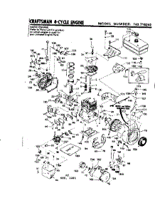 Replacement Parts parts for Craftsman Lawn & Garden Engine 143716242 from AppliancePartsPros.com