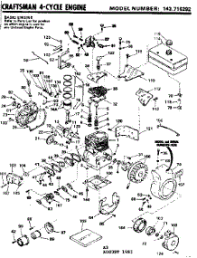 Replacement Parts parts for Craftsman Lawn & Garden Engine 143716292 from AppliancePartsPros.com