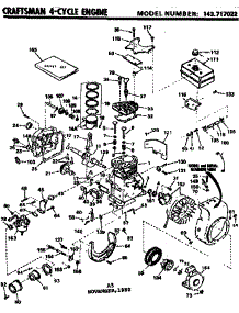 Replacement Parts parts for Craftsman Lawn & Garden Engine 143717022 from AppliancePartsPros.com