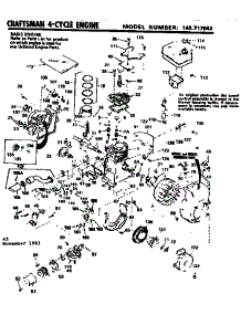 Replacement Parts parts for Craftsman Lawn & Garden Engine 143717042 from AppliancePartsPros.com