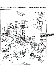 Replacement Parts parts for Craftsman Lawn & Garden Engine 143724022 from AppliancePartsPros.com