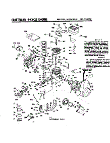 Replacement Parts parts for Craftsman Lawn & Garden Engine 143724032 from AppliancePartsPros.com