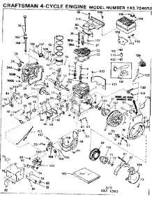 Replacement Parts parts for Craftsman Lawn & Garden Engine 143724052 from AppliancePartsPros.com