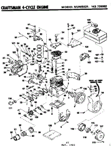 Replacement Parts parts for Craftsman Lawn & Garden Engine 143726082 from AppliancePartsPros.com