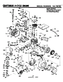 Replacement Parts parts for Craftsman Lawn & Garden Engine 143726182 from AppliancePartsPros.com