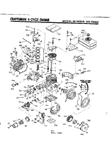 Replacement Parts parts for Craftsman Lawn & Garden Engine 143726222 from AppliancePartsPros.com