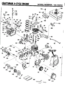 Replacement Parts parts for Craftsman Lawn & Garden Engine 143726232 from AppliancePartsPros.com