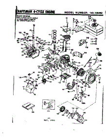 Replacement Parts parts for Craftsman Lawn & Garden Engine 143726252 from AppliancePartsPros.com