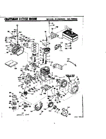 Replacement Parts parts for Craftsman Lawn & Garden Engine 143736032 from AppliancePartsPros.com