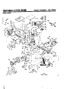 Replacement Parts parts for Craftsman Lawn & Garden Engine 143740022 from AppliancePartsPros.com