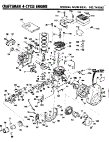 Replacement Parts parts for Craftsman Lawn & Garden Engine 143741042 from AppliancePartsPros.com
